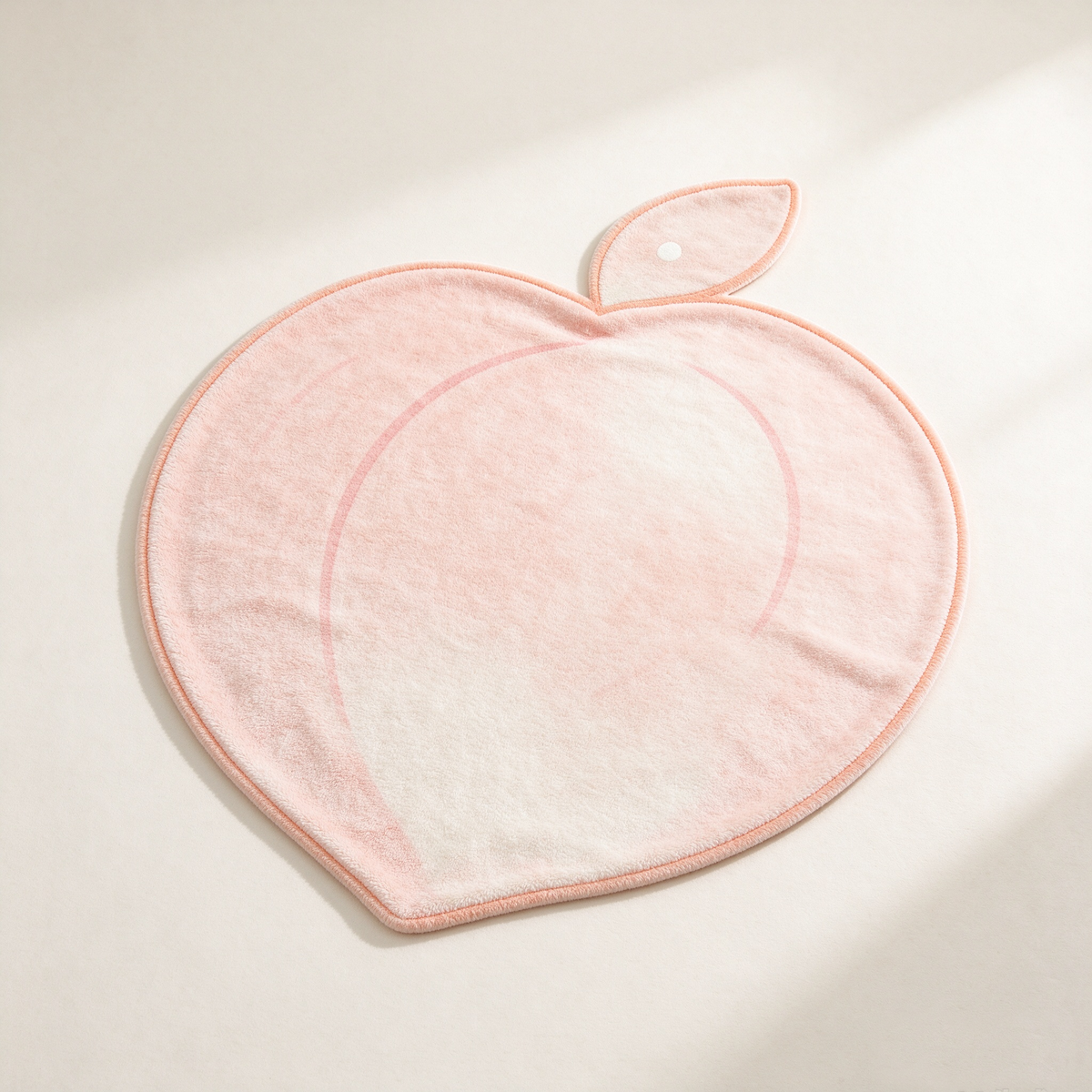 Peach Shape Plush Sofa Towel