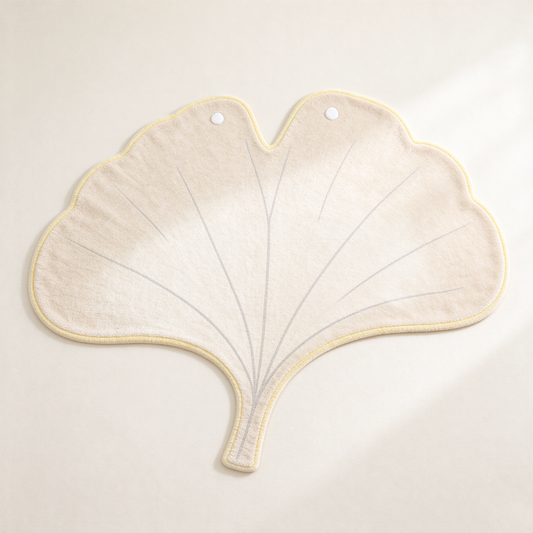 Ginkgo Leaf Shape Plush Sofa Towel